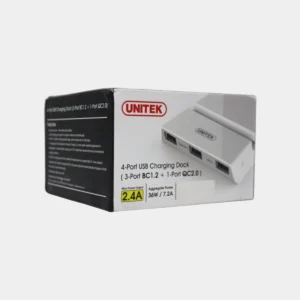 Station de Charge USB 4 Ports – Dock de Chargement Rapide