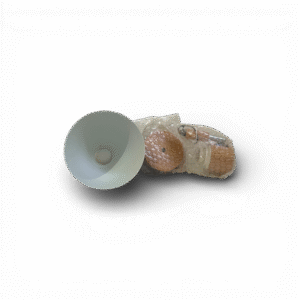 Applique Murale Design Scandinave en Métal Blanc et Bois Naturel