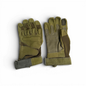 Gants Tactiques de Protection HellStorm par Battle Wolf - Vert Olive