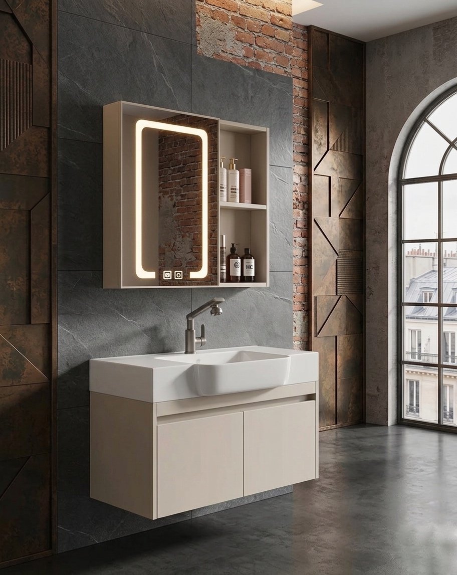 meuble-de-salle-de-bain-suspendu-lindustriel-design-gain-de-place-miroir-led-intelligent